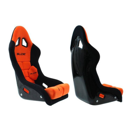 Športni sedeži z odobritvijo FIA Racing seat Slide GT FIA Suede Orange | race-shop.si