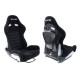 Športni sedeži brez homologacije FIA - nastavljivi Racing seat SLIDE X3 suede Black L | race-shop.si