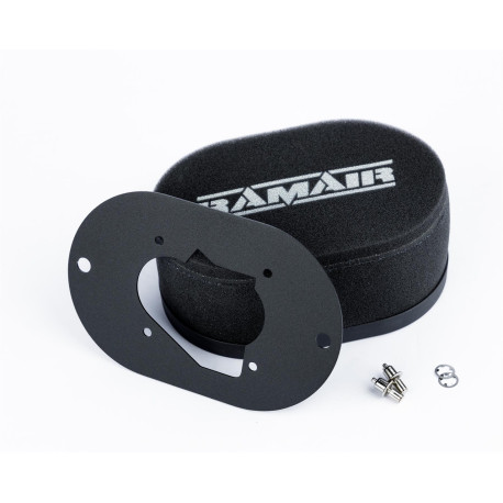Zračni filtri za uplinjače RAMAIR carburettor foam air filter with baseplate to fit Weber 32/34 DMTL, DMTR, DATR | race-shop.si