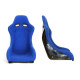 Športni sedeži brez homologacije FIA Racing seat GTR Plus Velvet Blue | race-shop.si