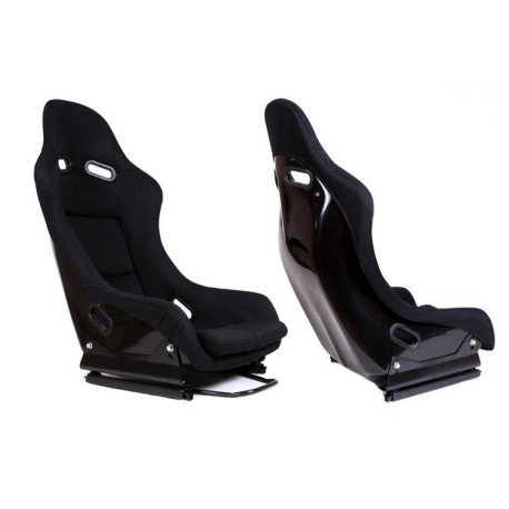 Športni sedeži brez homologacije FIA - nastavljivi Racing Seat GTR Large Velvet Black | race-shop.si