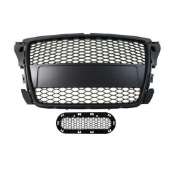 Maska Audi A3 8P RS-Style Sijajno črna 07-12