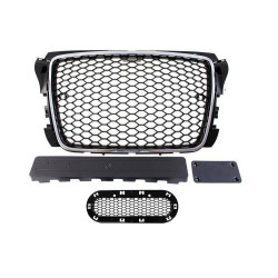 Grill Audi A3 8P RS-Style Chrome-Black 09-12 PDC