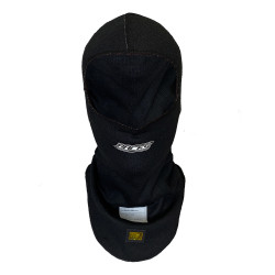 Races Motorsport Odprta podkapa (balaclava) s FIA homologacijo - črna