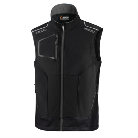 Majice s kapuco in jakne SPARCO ILLINOIS TECH LIGHT VEST - black | race-shop.si
