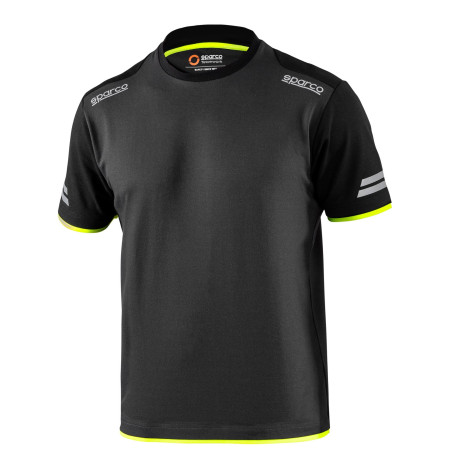 Majice SPARCO Teamwork t-shirt for men - black/yellow | race-shop.si