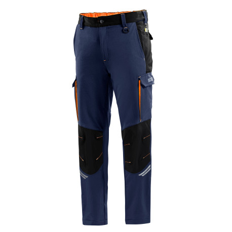 Oprema za mehanike SPARCO Technical Pants SPARCO OREGON blue/orange | race-shop.si