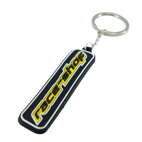 Ključavnice RACES PVC keychain "Race-Shop" logo - Yellow/Black | race-shop.si