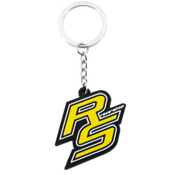 RACES "RS" logo PVC keychain - Yellow