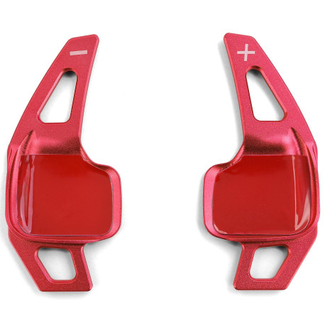 Paddle shifters Aluminium paddle shifters for BMW 3er F30 F31 F34 4er F32 F33 F36, red | race-shop.si