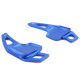 Paddle shifters Aluminium paddle shifters for BMW 5er F10 F11 F07 6er F12 F13 F01, blue | race-shop.si