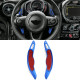 Paddle shifters Aluminium paddle shifters for Mini Cooper F55 F56 Cabrio F57, blue | race-shop.si