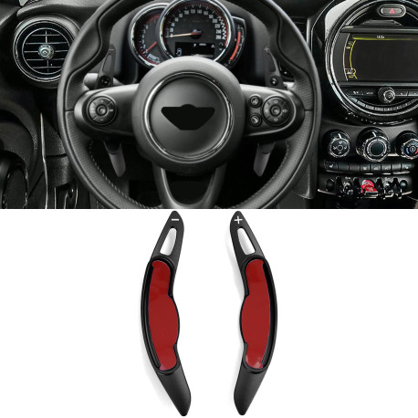 Paddle shifters Aluminium paddle shifters for Mini Clubman F54 Countryman F60, black | race-shop.si