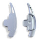 Paddle shifters Aluminium paddle shifters for Mercedes CLA C117 C118 CLS C218 C257, silver | race-shop.si