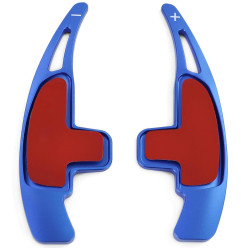 Aluminium paddle shifters for Mercedes AMG S63 W221 CLA45 C117 CLS63, blue