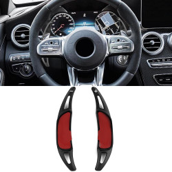 Aluminium paddle shifters for Mercedes AMG G63 W463 GLA35 GLA45 X156, black