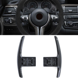 Carbon paddle shifters for BMW M2 F87 M3 F80 M4 F82 F83, black
