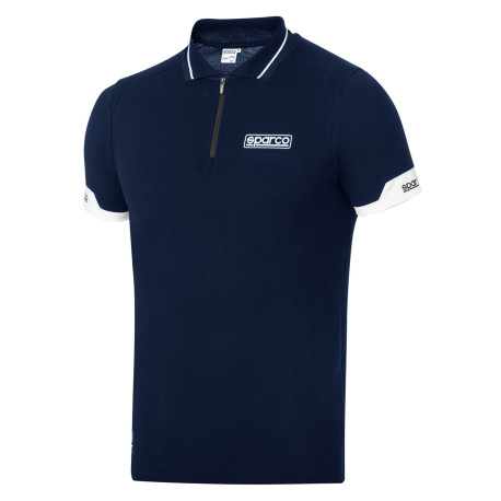 Majice SPARCO polo zip MY2024 for man - blue | race-shop.si