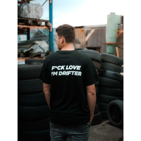 Majice FURTBOKEM tričko F*CK LOVE, černé | race-shop.si