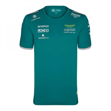 Majice Men t-shirt ASTON MARTIN F1 - Green | race-shop.si