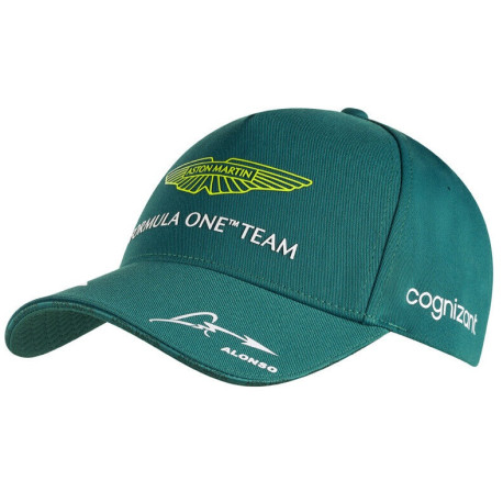 Pokrovčki Aston Martin F1 Alonso kids cap, green | race-shop.si