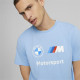 Majice Men t-shirt Puma BMW MMS ESS Logo - Sky Blue | race-shop.si