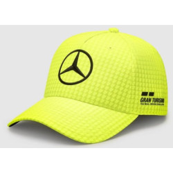 Mercedes-AMG Petronas Lewis Hamilton cap, neon yellow