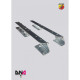 Univerzalni nosilci za sedeže DNA RACING SABELT seat lowering adjustable kit, passenger side | race-shop.si