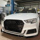 Body kit a vizuálne doplnky Podaljšek odbijača – splitter AUDI A3 8V FACELIFT S-LINE & S3, ABS gloss black | race-shop.si