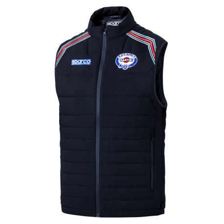 Majice s kapuco in jakne SPARCO MARTINI RACING frame vest MY2024, blue marine | race-shop.si