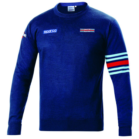 Majice s kapuco in jakne SPARCO MARTINI RACING cotton sweatshirt, blue marine | race-shop.si