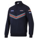 Majice s kapuco in jakne SPARCO MARTINI RACING half zip sweatshirt, blue marine | race-shop.si