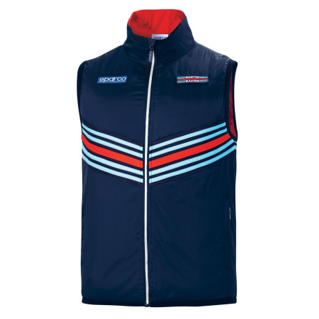 Majice s kapuco in jakne SPARCO MARTINI RACING men´s sleeveless replica vest - blue | race-shop.si