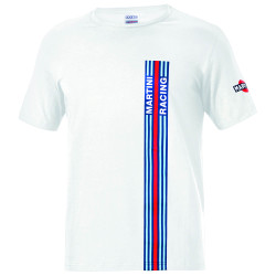 Majica SPARCO MARTINI RACING Stripes, bela