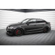 Body kit a vizuálne doplnky MAXTON DESIGN difuzorji stranskih pragov za Audi RS3 Sedan 8V Facelift, črno-rdeča + sijajni flapsi, V1 | race-shop.si