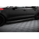 Body kit a vizuálne doplnky MAXTON DESIGN difuzorji stranskih pragov za Audi A7 S-Line C7, črna + sijajni flapsi | race-shop.si