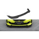 MAXTON DESIGN sprednji splitter za BMW 1 F40 M-Pack / M135i, črna + sijajni flapsi
