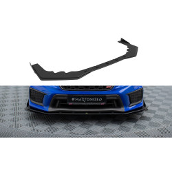 Sprednji podaljšek odbijača – splitter Subaru WRX STI Mk1 Facelift (črni + sijajni stranski zaključki)