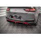 Body kit a vizuálne doplnky Zadnji stranski podaljšek – splitter Hyundai I30 Fastback N-Line Mk3 Facelift (črno-rdeči + sijajni stranski zaključki) | race-shop.si