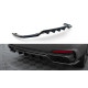 Body kit a vizuálne doplnky MAXTON DESIGN zadnji centralni splitter za Maserati Levante Trofeo Mk1 (z navpičnimi prečkami), sijajno črna | race-shop.si