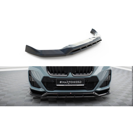 Body kit a vizuálne doplnky Sprednji podaljšek odbijača – splitter BMW X1 M-Pack U11 | race-shop.si