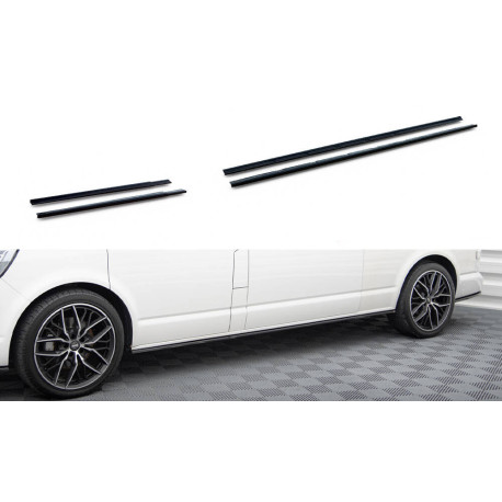 Body kit a vizuálne doplnky MAXTON DESIGN difuzorji stranskih pragov za Volkswagen T6 Long Facelift | race-shop.si