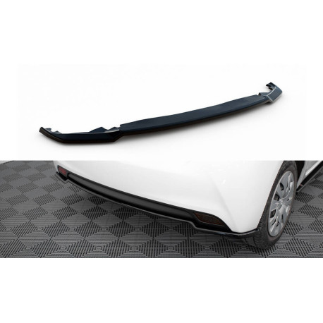 Body kit a vizuálne doplnky MAXTON DESIGN zadnji centralni splitter za Toyota Yaris Mk3 Facelift, sijajno črna | race-shop.si