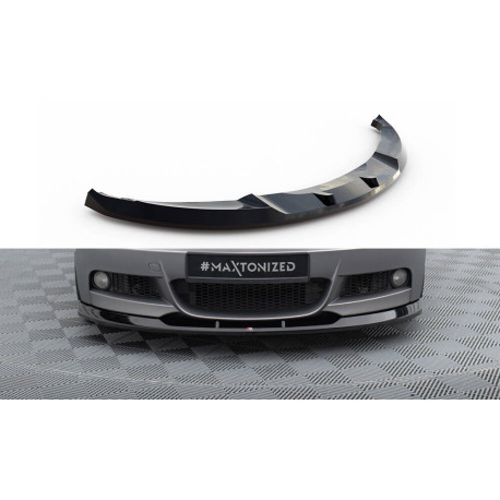 Body kit a vizuálne doplnky Sprednji podaljšek odbijača – splitter V2 BMW 1 M-Pack E82 | race-shop.si