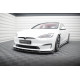 Body kit a vizuálne doplnky Sprednji podaljšek odbijača – splitter V1 Tesla Model S Plaid Mk1 Facelift | race-shop.si