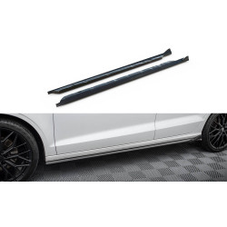 MAXTON DESIGN difuzorji stranskih pragov za Audi A3 Sedan 8V, sijajno črna