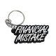 Ključavnice PVC rubber keychain "Financial Mistake" | race-shop.si