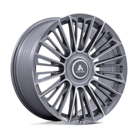 Asanti aluminum wheels Asanti Black AB049 PREMIER platišče 22x9.5 5X112/5X120 74.1 ET20, Brušen antracit | race-shop.si
