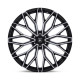 Asanti aluminum wheels Asanti Black AB050 MOGUL 6 platišče 24x10 6X135 87.1 ET30, Gloss black | race-shop.si