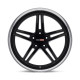 Cray aluminum wheels Cray SCORPION platišče 19x10.5 5X120.65 70.3 ET65, Gloss black | race-shop.si